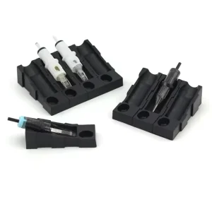 Portable Disposable PVC Black Tattoo Needle Cartridge Tray & Holder for Permanent Makeup Accessories