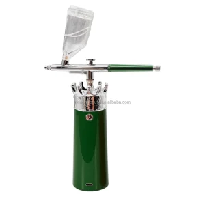 Portable Dual Action Princess Design Airbrush Rechargeable Airbrush Kit Air Brush Spray Gun for Painting Makeup Nail and Cake