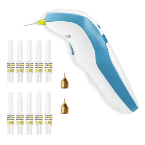 Portable Dual Speed Plasma Skin Tag Remover Pen Mole Freckle Removal Machine with Complete Needle Set