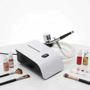 Portable Eco Friendly Professional ABS Copper Piston Cake Airbrush Makeup Nail Art Paint Set Rechargeable Gravity Feed Includes