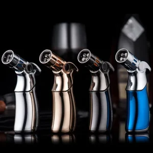 Portable Flamethrower Metal Butane Outdoor Barbecue Moxibustion Kitchen Flamethrower Torch Lighter