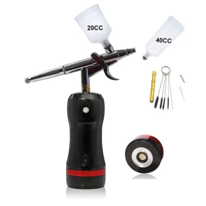 Portable Handheld Airbrush Kit Replace Battery Compressor for Makeup Car Nail Art Desgin Diy Home Use Tattoo Cake