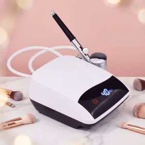 Portable Handheld Spraying Tool Widely Used in Nail Cosmetic Tattoo Graffiti Artwork Scale Model Airbrush Kit with Auto stop