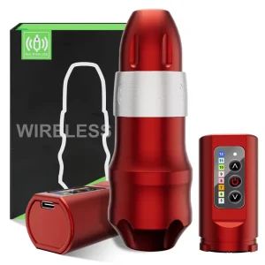 Portable Hollow Cup Motor Wireless Mini Pen Tattoo 5-12V Adjustable Stroke Tattoo Machine