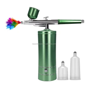Portable Home Use Airbrush Kit Nano Spray Gun for Paint Makeup Spray Gun Hair Dye Nail Tattoo Art Body Painting Cake Decorating