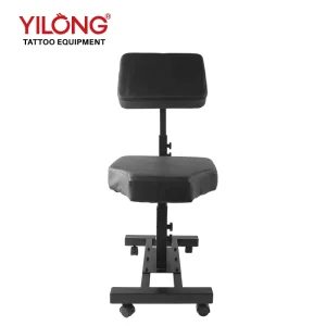 Portable Hydraulic Tattoo Chair Bed with Armrest Stainless Steel Permanent Makeup Accessory Tattoo Stool 96x50x42cm