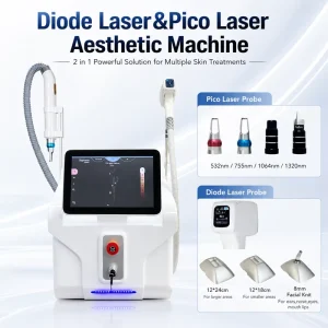 Portable Laser Hair Removal Equipment Multifunction Aesthetic Device with 532 755 1064 and 1320nm Picolaser