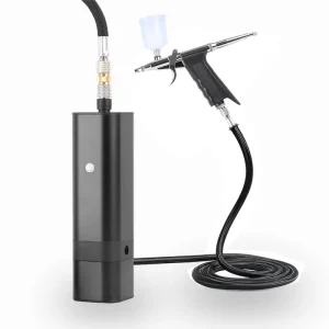 Portable Mini Cordless Airbrush Set with Compressor Gun Kit for Makeup Painting Cake Decorating Nail Design Tattoo Coloring