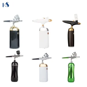 Portable Mini Dual Action Airbrush Rechargeable Gravity Feed Tattoo Tanning Makeup Spray Pen Gun Kits for Paint Compressor