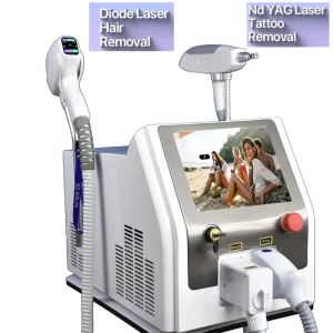 Portable Multifunctional 2-in-1 Picosecond Laser Beauty Device 808nm Hair Removal Tattoo Removal Professional Non-invasive