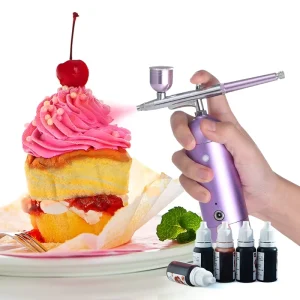 Portable Plastic Cake Decorating Supplies Easy-to-Use DIY Baking Tools Airbrush Coloring Pastry Cups Set for Desserts Food