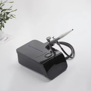 Portable Professional Gravity Feed Airbrush Set Cake Airbrush Kit Piston Cake Decoration Application Airbrush Compressor
