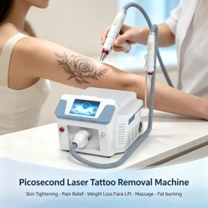 Portable Professional Picotech ND YAG Picolaser Beauty Machine Target All Ink Tattoos Remove Pigment Spots Improve Skin Texture