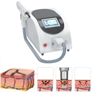 Portable Q-Switched ND YAG Laser Tattoo Removal Beauty Machine 1064/532/1320nm 3 Wavelengths for All Skin Types & All Pigments
