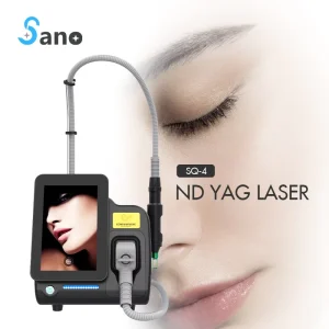 Portable Q-Switched Nd Yag Laser 1064 1320 532 nm Tattoo Spot Removal and Carbon Peeling Beauty Machine