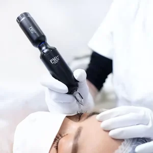 Portable RCA Rotary Automatic Tattoo Machine, 1300mAh Battery, Wireless Permanent Makeup Tattoo Gun for PMU Artists