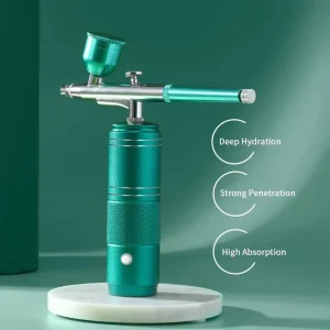 Portable Rechargeable Cordless Nano Tattoo Paint Makeup Nail Spray Gun Pen Air Compressor Airbrush Kit Oxygen Injection