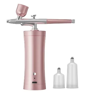 Portable Rechargeable Paint Sprayer Air Compressor Kit Mini Airbrush Compressor for Beauty Nail Hairdressing Makeup