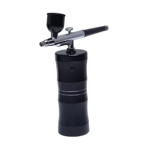 Portable USB Rechargeable Airbrush Kit with Gravity Feed Cordless Compressor for Hair Nail Paint Makeup Spray Gun