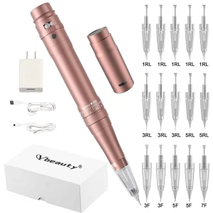 Portable Wireless 3D Eyebrow Machines Digital Cosmetic Tattoo Machine Pen for Permanent Makeup Microblading Tattoo Kits