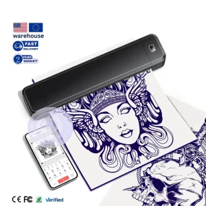 Portable Wireless Dual Mode Labels and Tickets Tattoo Stencil Printer Tattoo Copier Machine Tattoo Transfer Printer