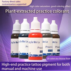 Practice Pigment 10ml for PMU Beginners Waterproof on Practice Skin 20 Colors Choice Low Cost New Hand