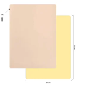 Practice Skin Pad 3mm Thick 20*30cm Real Silicone Tattoo Elastic Training Tool Artist Beginner Permanent Makeup