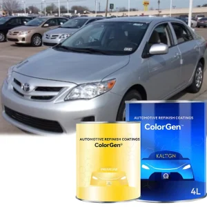 Pre Mixed Automotive Refinish Paint OEM 1D4 Titanium Silver Metallic Automotive Paint for Spot Repair and Body Shop Use