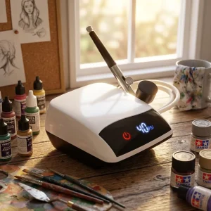 Precision Spraying Atomization for Nail Salon Makeup Body Tattoo Fine Art Hobby Model DIY Dual Action Airbrush