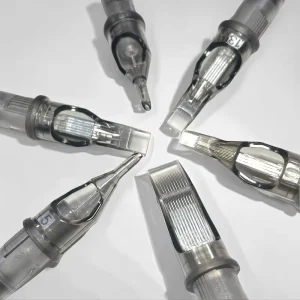 Premium Quality Permanent Body Art Tattoo Needle Tip Round Shader Super Sharp 304 Stainless Steel Cartridge for Smooth Ink Flow