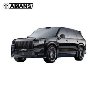Premium Real Dry Autoclave Carbon Fiber AMANS Style Wide Bodykit Zeekr 9X Black Knight Edition Glossy Matte Aerodynamics