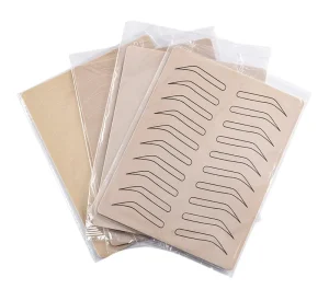 Premium Silicone Microblading Eyebrow Tattoo Practice Skin Permanent Makeup Tools for Tattoo Artist Practice