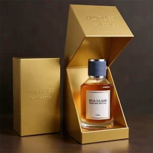 Premium Square Glass Thick Bottom Perfume Bottle 30ml 50ml 100ml Empty Perfume Spray Bottle with Cap and Gift Box Custom Logo