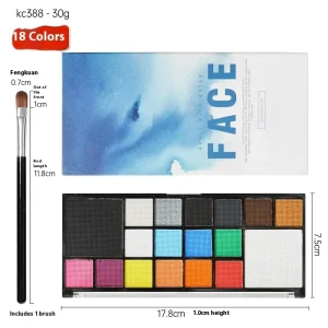 Premium Vegan Face Painting Kits for Kids Custom Logo Body and Washable Makeup Supplies Age Appropriate