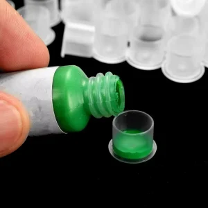 Price 1000pcs Ink Cup with Base Ink Cap with Holder Container S/L for Body Arthritis Accessory Supply