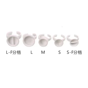 Price Eyebrow Tattoo Pigment Ring Cup Microblading Disposable Tattoo Ink Holder Plastic Permanent Makeup Rings Cups