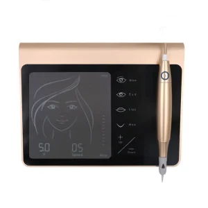 Smart Touch Screen Microblading Tattoo Kit Wireless Permanent Makeup Machine for Eyebrow Embroidery Lip Liner for Salon Use
