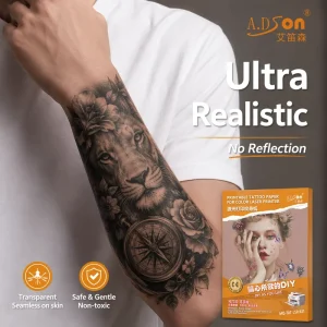 Printable White Temporary Tattoo Paper A4 Blank for Inkjet&laser Printer Fake Tattoo Sticker Transfer Paper Face&body