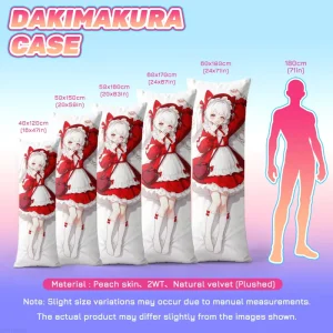 Printed Anime Girl Body Pillow Sexy Memory Foam Pillows Dakimakura Cover