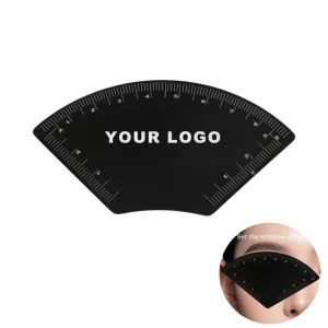 Private Label 1 Minute Thrush Artifact Measuring Tool Eyebrow Mapping Arch Shape Ruler for Pmu Microblading Artists