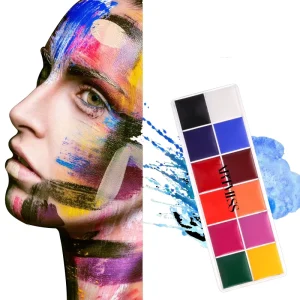 Private Label 12 Colors Halloween Face Painting Supplies Face Paint Oil