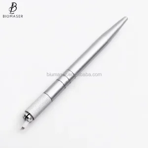 Private Label 3D Microblading Supplies Aluminum Eyebrow Tattoo Microblading Pens