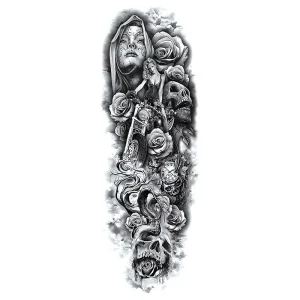 Private Label Bulk Semi-permanent Tattoo Stickers Temporary Tattoo Stickers Men Tattoo Stickers