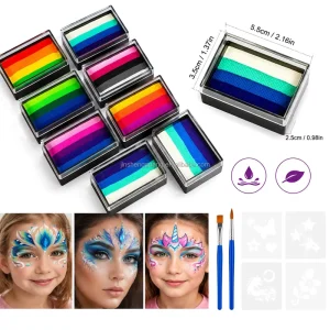 Private Label Children’s Mineral Face Painting Kit Professional Body Paint Markers For Party & Halloween Art