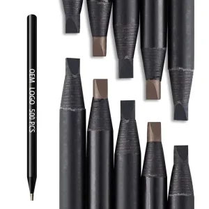 Private Label Cosmetic Permanent Makeup Supplies Microblading Brow Mapping Mark Pre Draw Peel Off Eyebrow Pencil