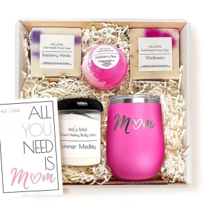 Private Label Custom Colors OEM Gift Set Natural Mother’s Day Bath Gift Sets Surprise Packing Spa Gift Kit