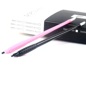 Private Label Disposable Eyebrow Microblading Pen 18U 0.15/0.18mm Nano Blade Tattoo Pen Hand Tools