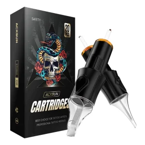 Private Label Disposable Permanent Sterilized Tattoo Machine Cartridge Needles Membrane System Stainless Steel 3.5mm Needle
