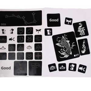 Private Label Eco-Friendly Fashionable Tattoo Stickers Body Art Henna Tattoos New Fresh Style Sexy Temporary Cover Made