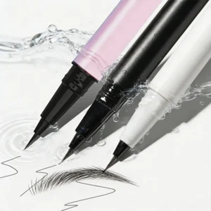 Private Label Highly Pigmented Long Lasting Hair Stroke Sweat Proof 3D Natural Tattoo Alternative Sparse Brow Fix Brow Wax Pen